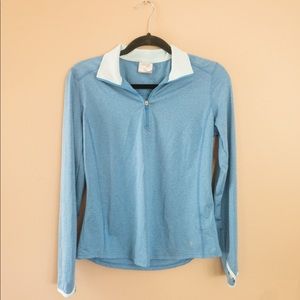 3/4 Zip Blue Jacket